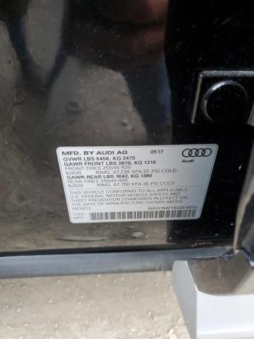 WA1CNAFY8J2018232 - 2018 AUDI Q5 PRESTIGE BLACK photo 12