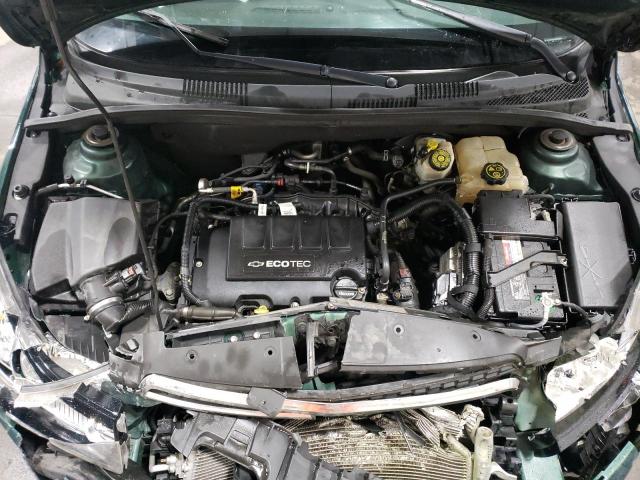 1G1PC5SB7E7349133 - 2014 CHEVROLET CRUZE LT GREEN photo 11