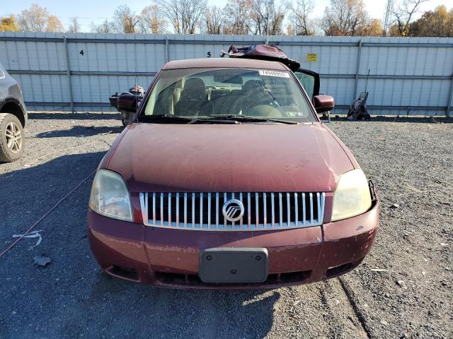 1MEHM40186G604384 - 2006 MERCURY MONTEGO LUXURY MAROON photo 5