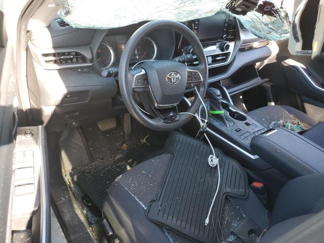 5TDCZRBH3MS538690 - 2021 TOYOTA HIGHLANDER L WHITE photo 8