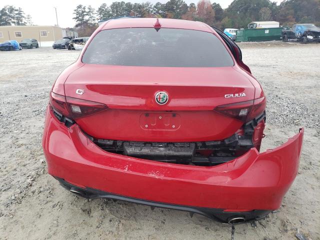 ZARFAEDN7J7589282 - 2018 ALFA ROMEO GIULIA Q4 წითელი ფოტო 6