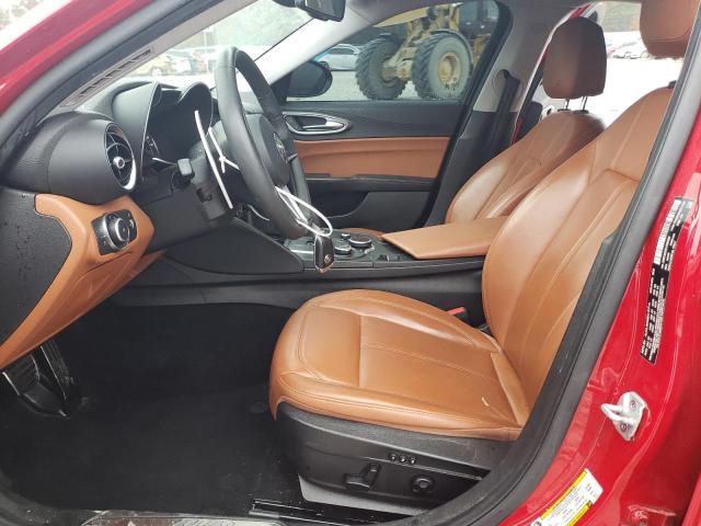 ZARFAEDN7J7589282 - 2018 ALFA ROMEO GIULIA Q4 წითელი ფოტო 7