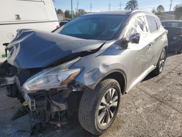 5N1AZ2MGXFN235834 - 2015 NISSAN MURANO S GRAY photo 1