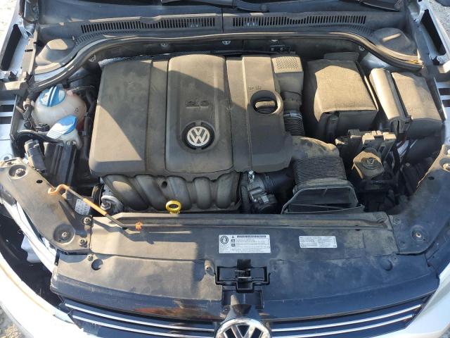 3VWDP7AJ6DM452306 - 2013 VOLKSWAGEN JETTA SE SILVER photo 11