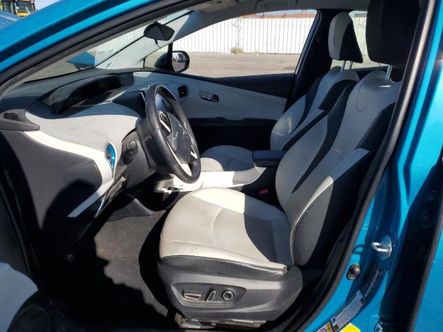 JTDKARFP2H3046874 - 2017 TOYOTA PRIUS PRIM 蓝色 照片 7