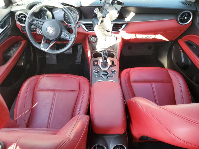 ZASPAKBN1M7D13711 - 2021 ALFA ROMEO STELVIO TI WHITE photo 8