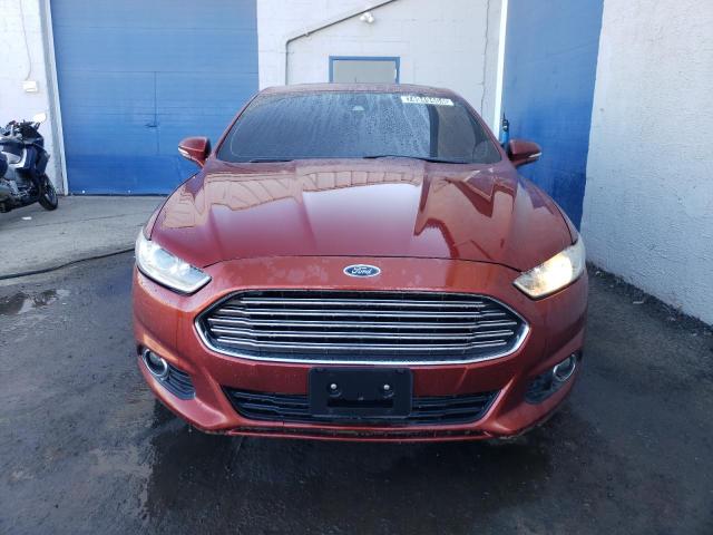 3FA6P0T91ER346376 - 2014 FORD FUSION SE BURGUNDY photo 5