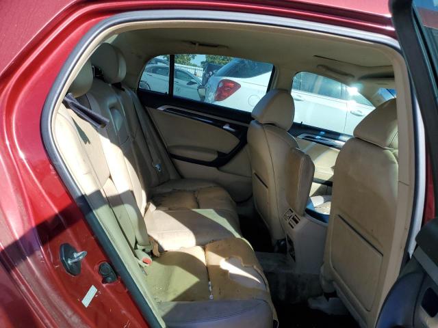 19UUA66237A031078 - 2007 ACURA TL RED photo 10