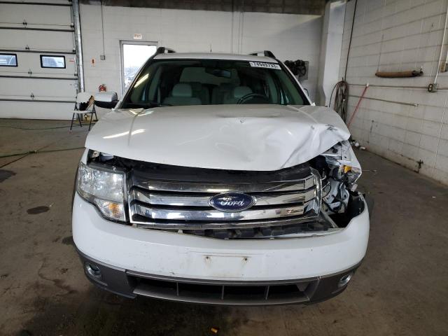 1FMDK05W78GA06630 - 2008 FORD TAURUS X SEL WHITE photo 5