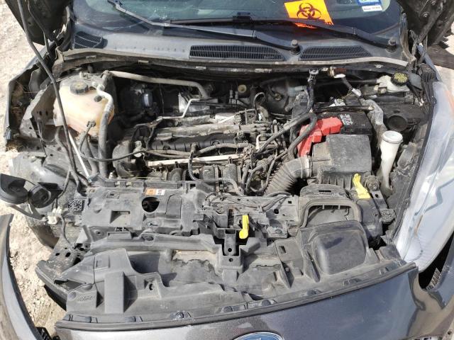 3FADP4EJ9HM129374 - 2017 FORD FIESTA SE GRAY photo 11