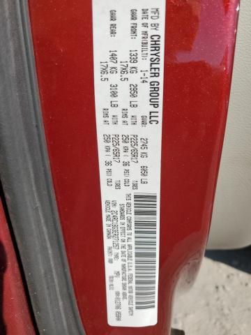 2C4RC1BG3ER271257 - 2014 CHRYSLER TOWN & COU TOURING 勃艮第红 照片 13