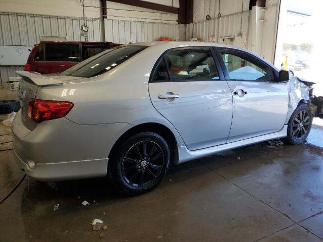 1NXBU40E09Z152734 - 2009 TOYOTA COROLLA BASE SILVER photo 3