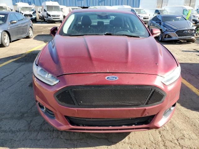 3FA6P0D92FR119925 - 2015 FORD FUSION TITANIUM RED photo 5