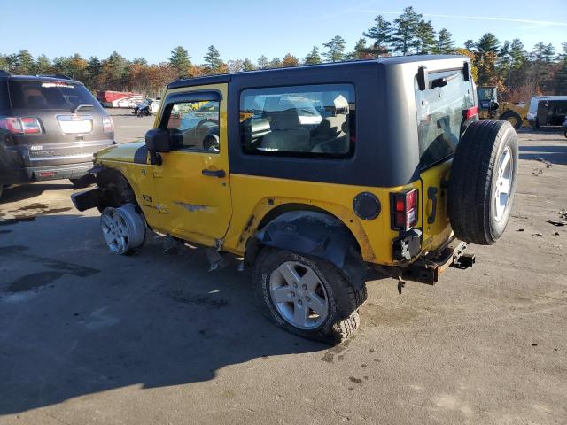 1J4FA24128L601131 - 2008 JEEP WRANGLER X YELLOW photo 2