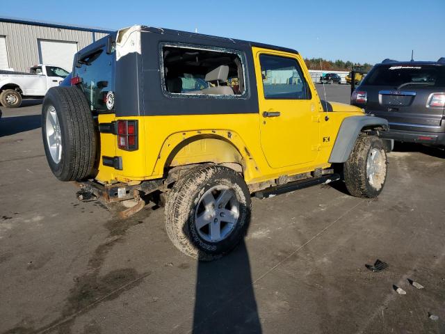 1J4FA24128L601131 - 2008 JEEP WRANGLER X YELLOW photo 3