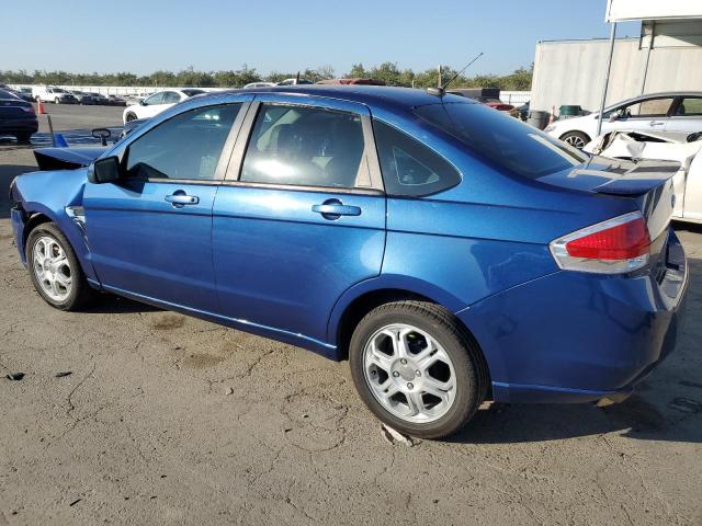 1FAHP35N18W215146 - 2008 FORD FOCUS SE BLUE photo 2