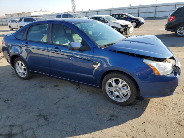 1FAHP35N18W215146 - 2008 FORD FOCUS SE BLUE photo 4