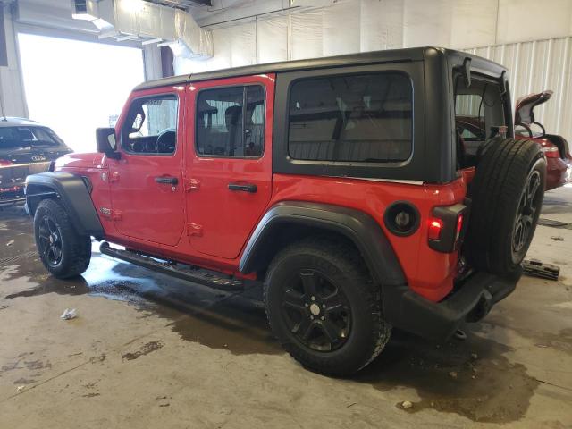 1C4HJXDN7LW129675 - 2020 JEEP WRANGLER U SPORT RED photo 2