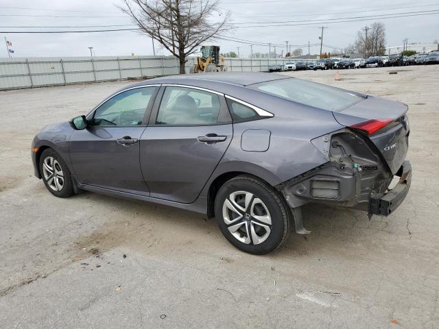 19XFC2F55JE042771 - 2018 HONDA CIVIC LX GRAY photo 2