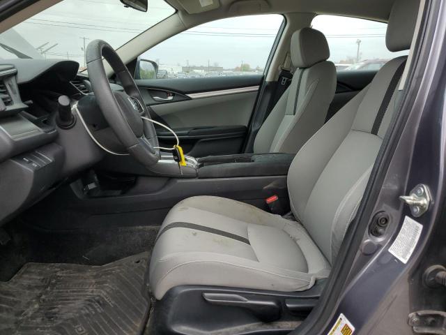 19XFC2F55JE042771 - 2018 HONDA CIVIC LX GRAY photo 7