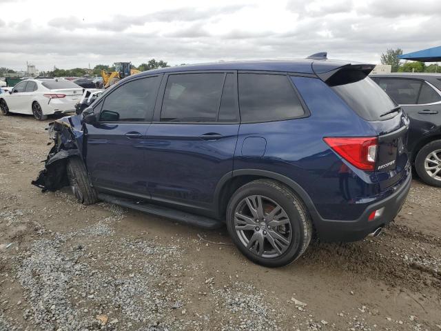 5FNYF7H51MB015219 - 2021 HONDA PASSPORT EXL أزرق صورة 2
