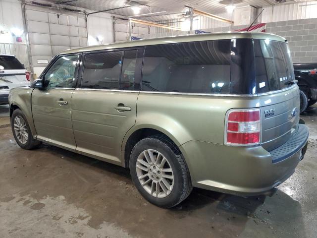 2FMGK5C89DBD17282 - 2013 FORD FLEX SEL GREEN photo 2