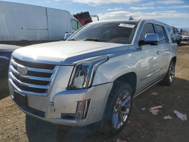 1GYS4CKJ9JR275362 - 2018 CADILLAC ESCALADE PREMIUM LUXURY SILVER photo 1