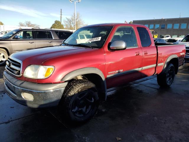 5TBBT44141S182965 - 2001 TOYOTA TUNDRA ACCESS CAB ბურგუნდია ფოტო 1