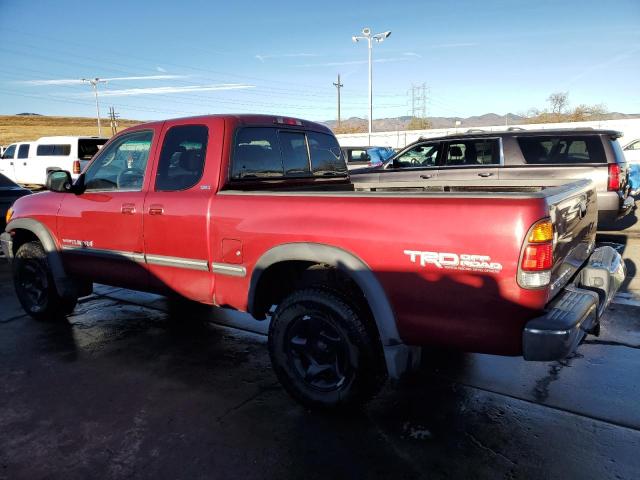 5TBBT44141S182965 - 2001 TOYOTA TUNDRA ACCESS CAB ბურგუნდია ფოტო 2