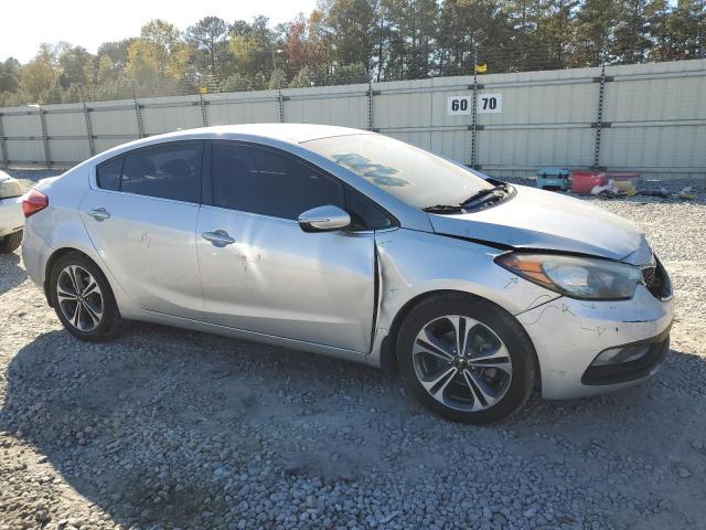 KNAFX4A84F5262954 - 2015 KIA FORTE EX SILVER photo 4