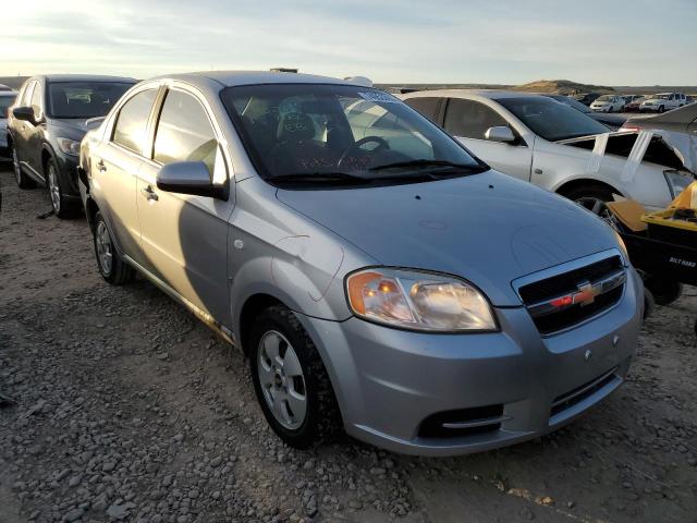 KL1TD56627B115361 - 2007 CHEVROLET AVEO BASE SILVER photo 4