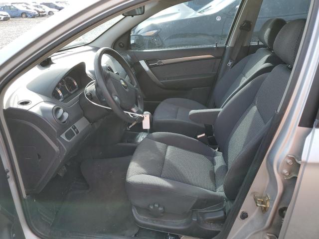 KL1TD56627B115361 - 2007 CHEVROLET AVEO BASE SILVER photo 7