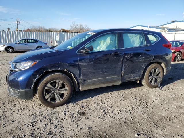 2HKRW6H33KH227325 - 2019 HONDA CR-V LX BLUE photo 1