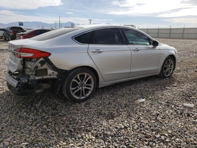 3FA6P0CD9KR254206 - 2019 FORD FUSION SEL SILVER photo 3