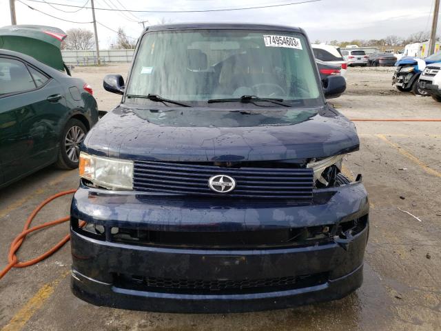 JTLKT324664123566 - 2006 TOYOTA SCION XB BLUE photo 5