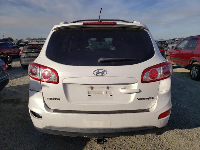 5XYZH4AG8BG069180 - 2011 HYUNDAI SANTA FE SE WHITE photo 6