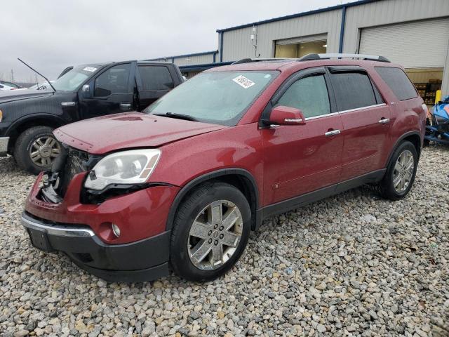 1GKLVNED3AJ175253 - 2010 GMC ACADIA SLT-2 RED photo 1