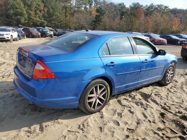 3FAHP0JG0CR408860 - 2012 FORD FUSION SEL BLUE photo 3