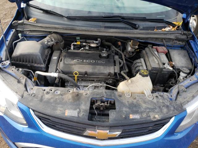 1G1JB5SH0J4115201 - 2018 CHEVROLET SONIC LS BLUE photo 11