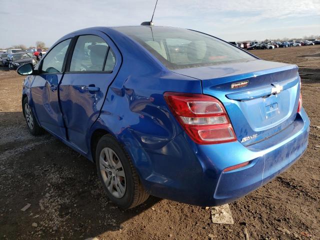 1G1JB5SH0J4115201 - 2018 CHEVROLET SONIC LS ლურჯი ფოტო 2