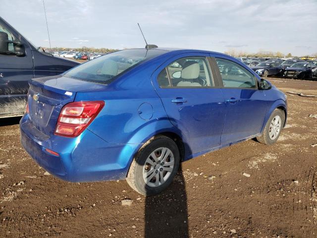 1G1JB5SH0J4115201 - 2018 CHEVROLET SONIC LS BLUE photo 3