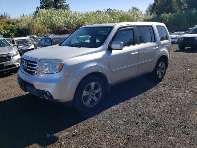 5FNYF3H58DB024153 - 2013 HONDA PILOT EXL SILVER photo 1