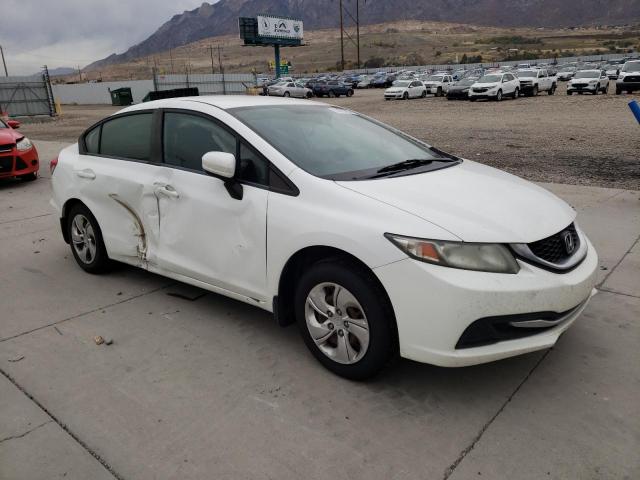 19XFB2F50EE021450 - 2014 HONDA CIVIC LX WHITE photo 4