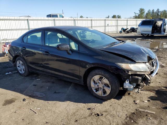 19XFB2F57FE281863 - 2015 HONDA CIVIC LX BLACK photo 4