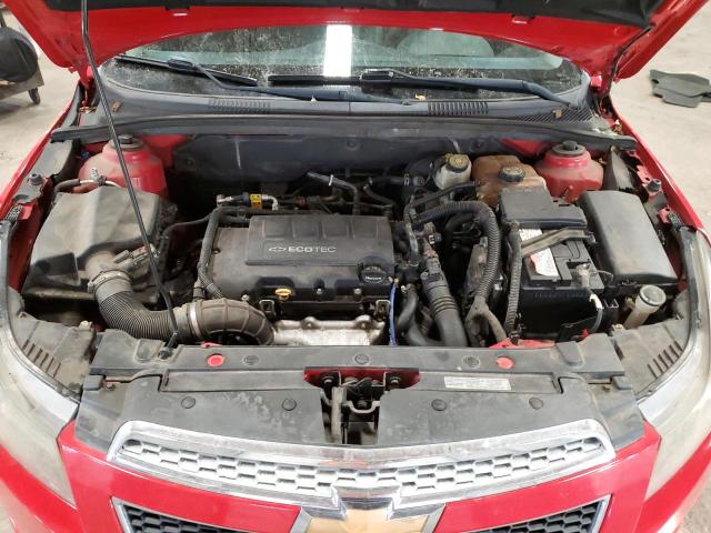 1G1PE5SB3E7375819 - 2014 CHEVROLET CRUZE LT RED photo 11