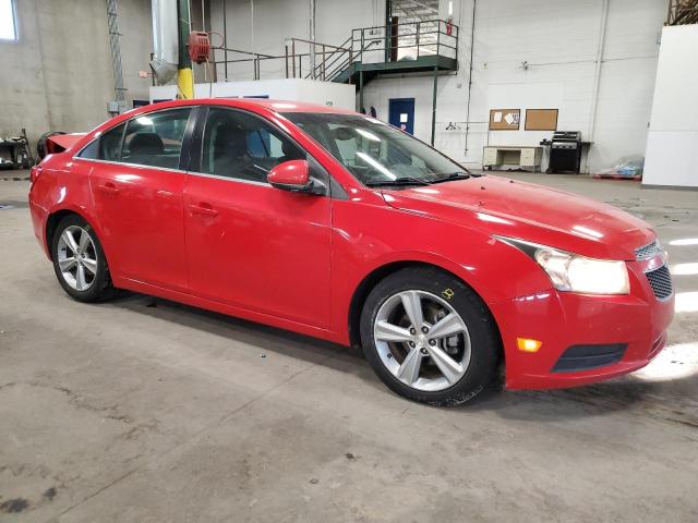 1G1PE5SB3E7375819 - 2014 CHEVROLET CRUZE LT RED photo 4