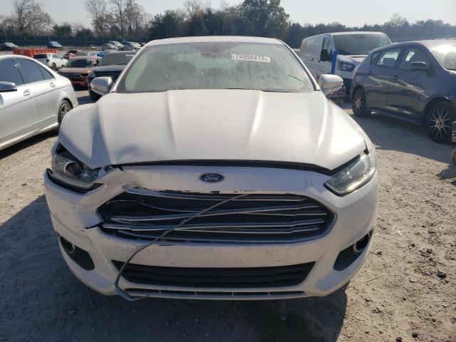 3FA6P0LU2ER349341 - 2014 FORD FUSION SE HYBRID WHITE photo 5