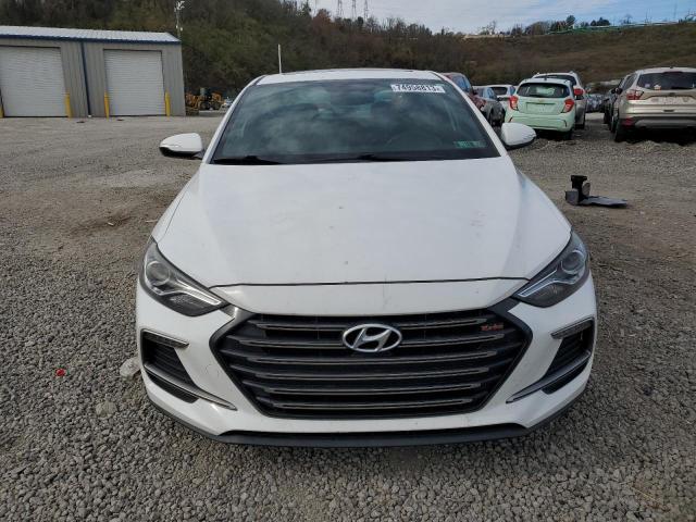 KMHD04LB6JU450165 - 2018 HYUNDAI ELANTRA SPORT WHITE photo 5