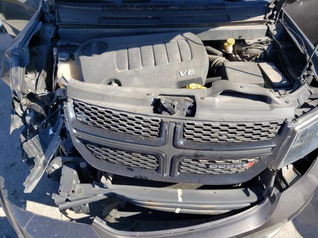 3C4PDDEG9HT567435 - 2017 DODGE JOURNEY GT GRAY photo 12