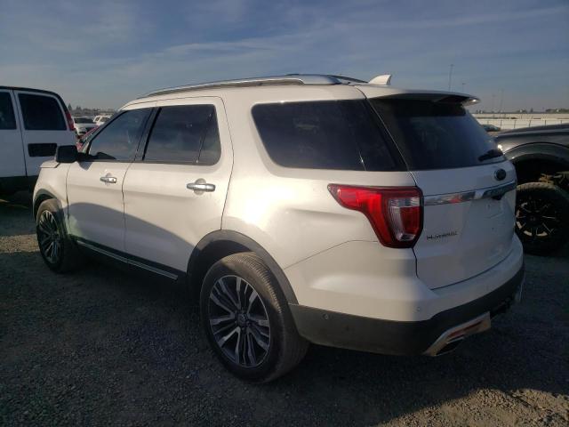 1FM5K8HT7GGB26785 - 2016 FORD EXPLORER PLATINUM WHITE photo 2